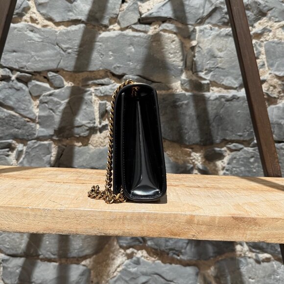 Saint Laurent Bicolour Black Beige Small Kate Chain Shoulder Bag - Picture 2 of 16